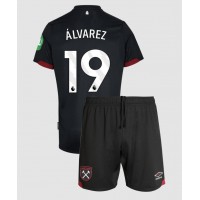 West Ham United Edson Alvarez #19 Udebanesæt Børn 2024-25 Kortærmet (+ Korte bukser)